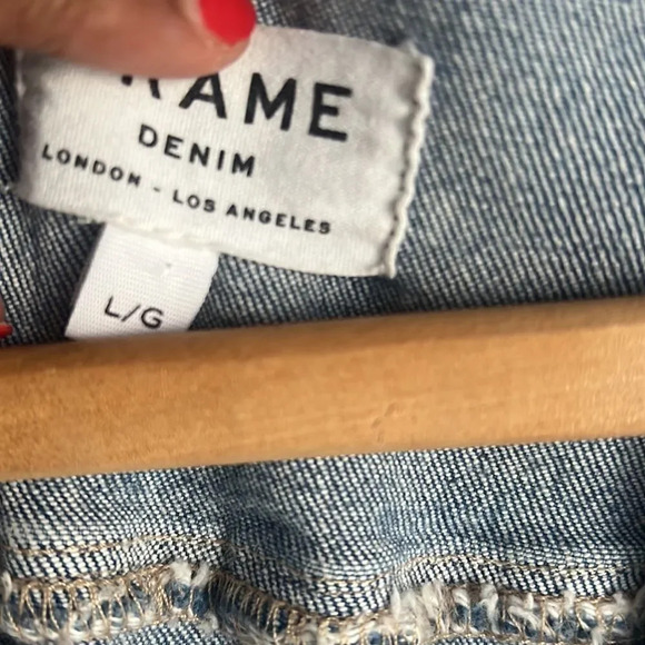 Frame le slender denim jumpsuit - Picture 7 of 11